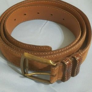 All leather belt
